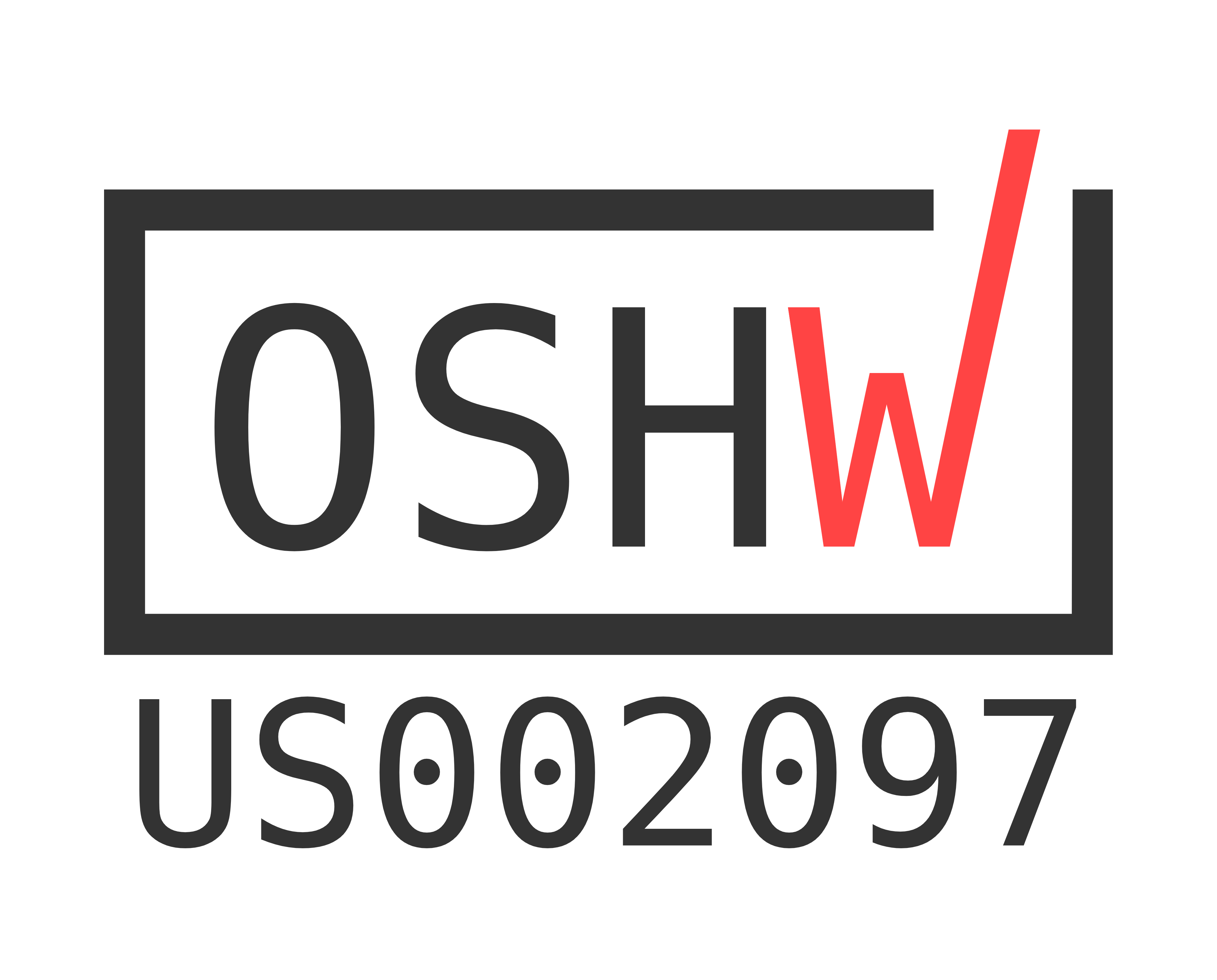 OSHWA Certification Mark with id# US002097